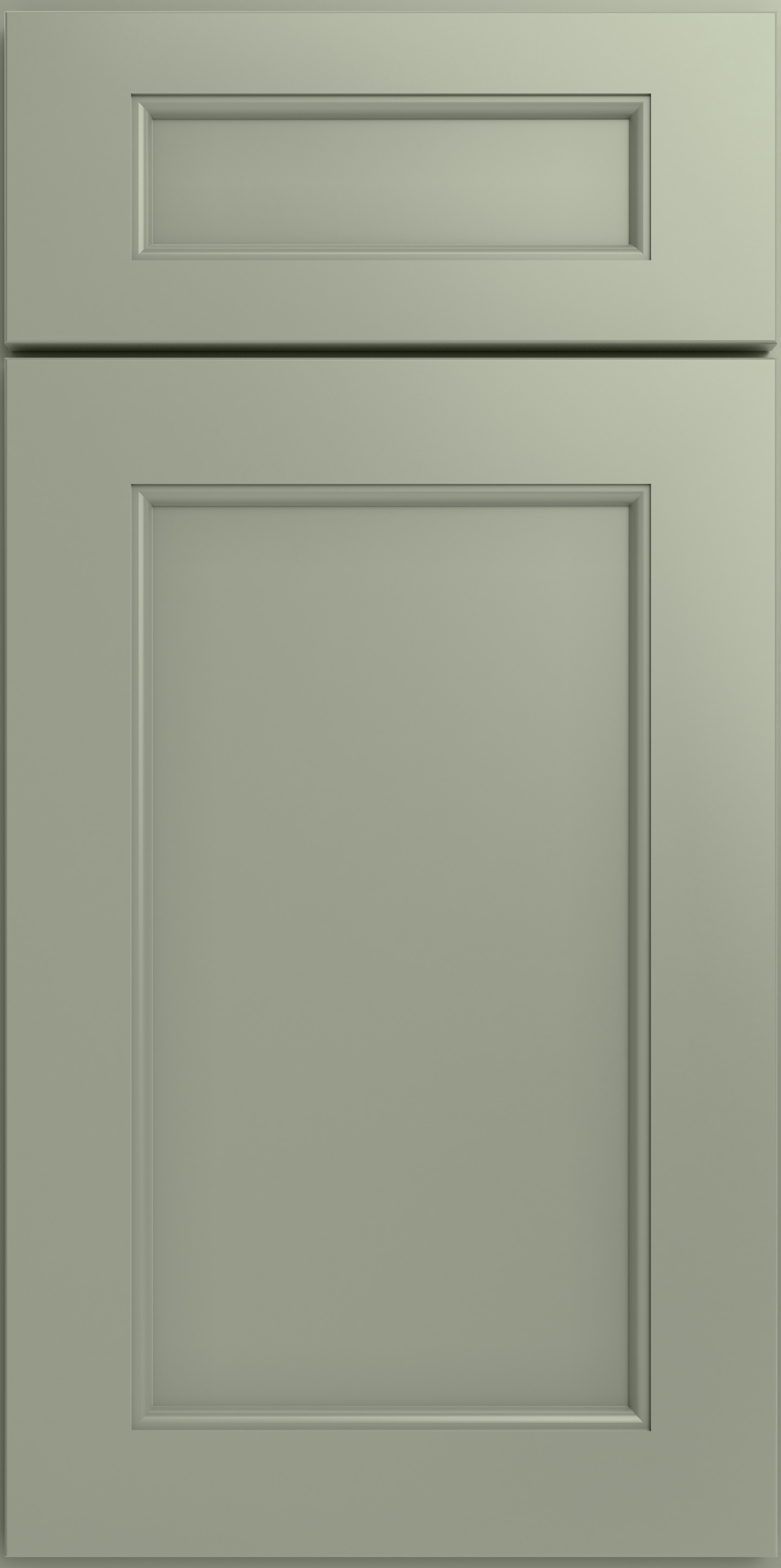 Haven recessed panel door in sage